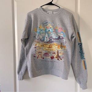 Disneyland map crewneck